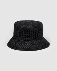 Camille Sun Hat - Black
