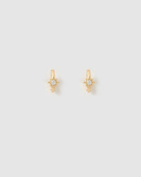Nova Gold Huggie Earrings