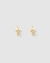 Nova Gold Huggie Earrings