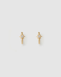 Nova Gold Huggie Earrings
