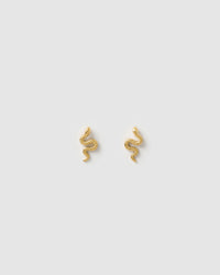 Serpent Gold Studs